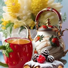 Схема вышивки «Завтраа»