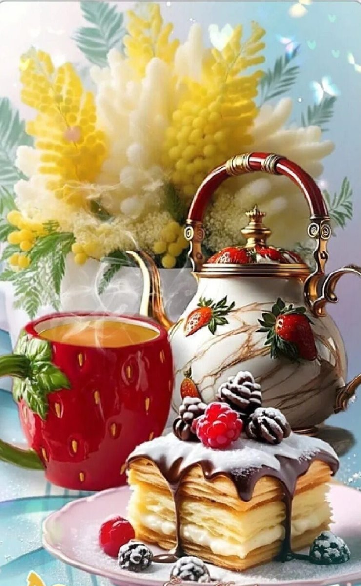 Завтрак - для кухни, еда, пирог - оригинал