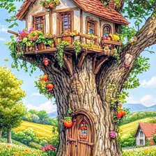 Схема вышивки «Дерево»