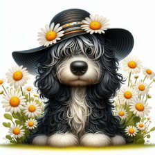 Схема вышивки «собака»