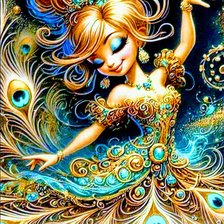 Схема вышивки «Танец»