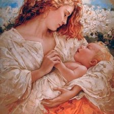 Схема вышивки «Мама»