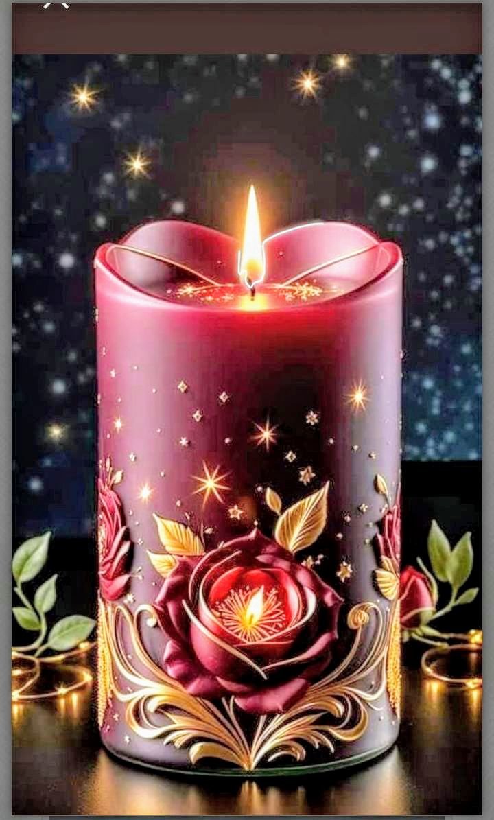 Огонь - свеча - оригинал