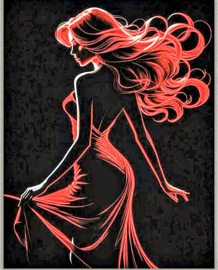 Женщина - силуэт - оригинал