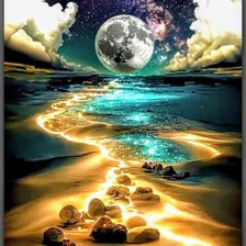 Схема вышивки «Небо»