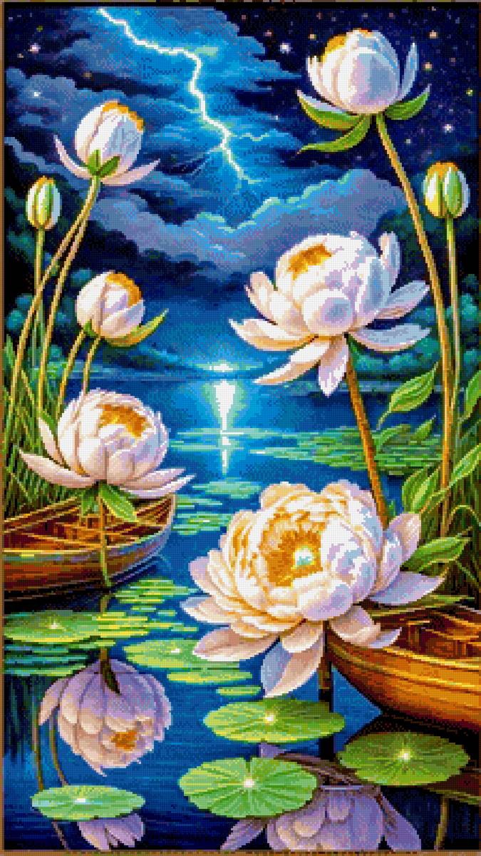 Вода - кувшинки - предпросмотр