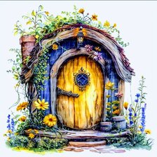 Схема вышивки «Вход»