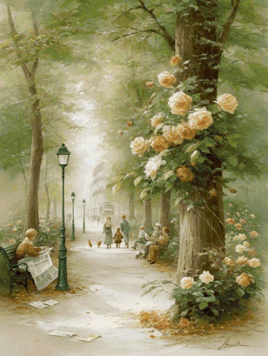 Прогулка по парку - папк - предпросмотр