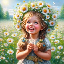 Схема вышивки «девочка»