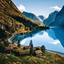 Схема вышивки «Норвегия»