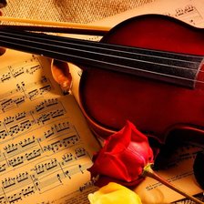 Схема вышивки «Скрипка»