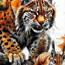 Схема вышивки «Лесная хозяйка»