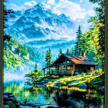 Схема вышивки «Природа»