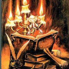 Схема вышивки «Книги»