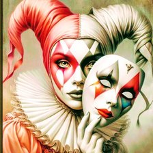 Схема вышивки «Маска»