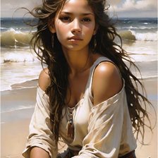 Схема вышивки «Chica»