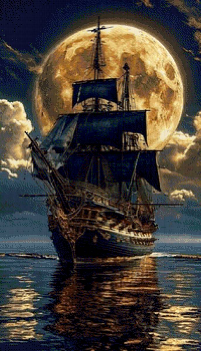 Чёрные паруса - парус - предпросмотр