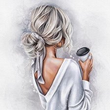 Схема вышивки «Печаль»