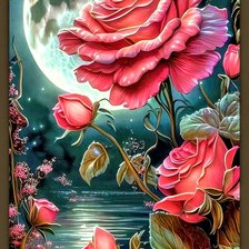 Схема вышивки «Цветы»