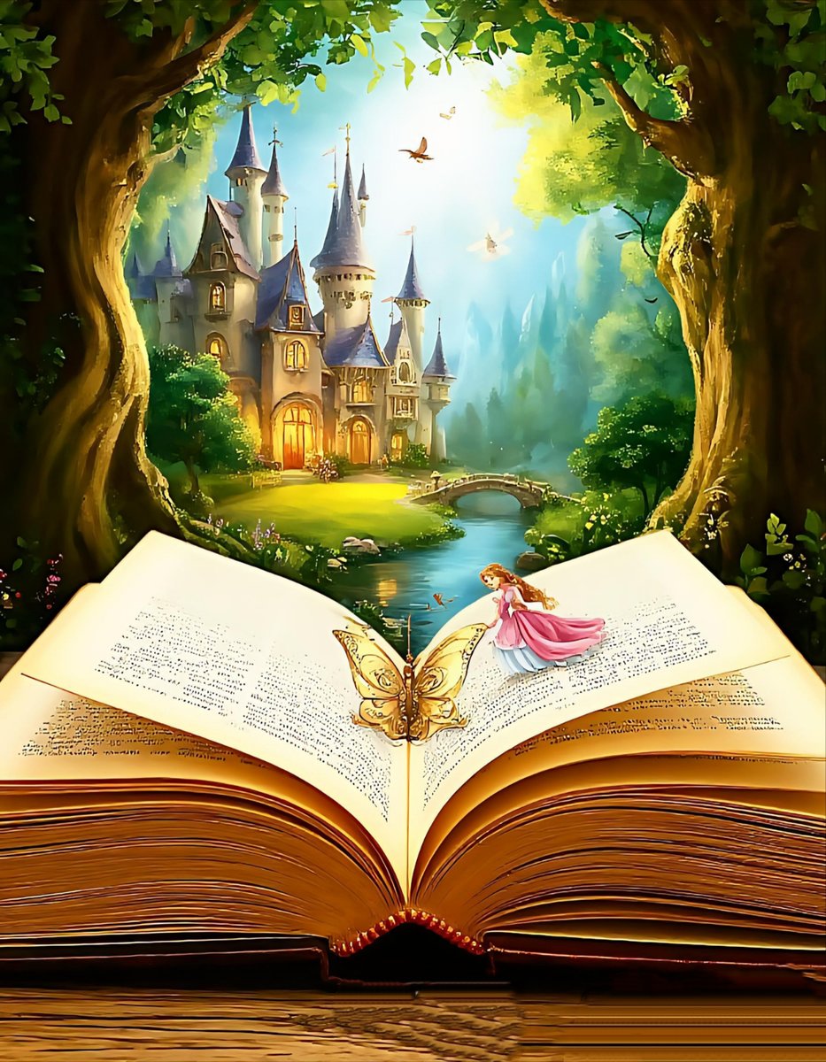 Книга легенд - замок, книга, сказка - оригинал