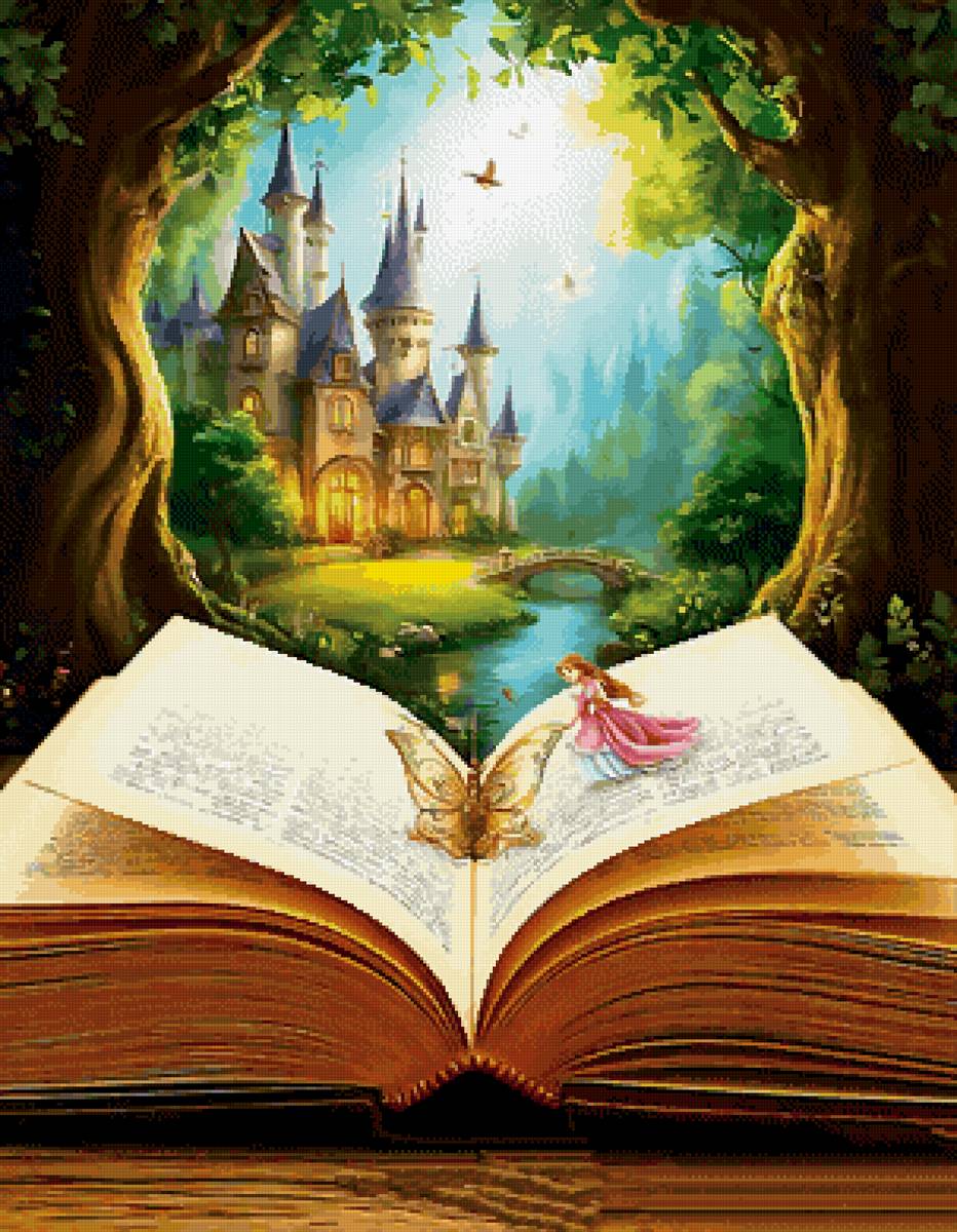 Книга легенд - замок, книга, сказка - предпросмотр