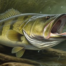 Схема вышивки «Рыбка»