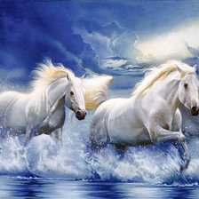 Схема вышивки «табун»