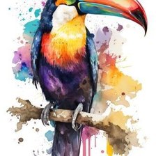 Схема вышивки «Какаду»