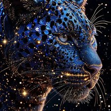 Схема вышивки «Леопард»