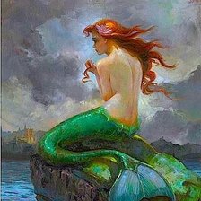 Схема вышивки «sirena pelirroja»