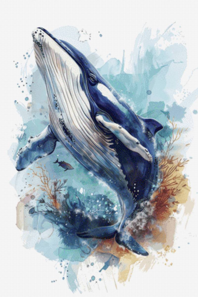 Кит - океан - предпросмотр