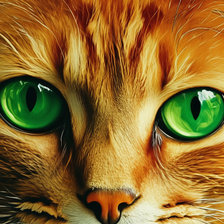 Схема вышивки «Кошачья мордочка»