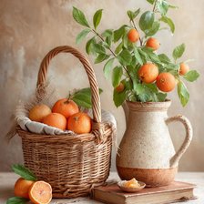 Схема вышивки «Апельсины»