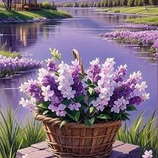 Схема вышивки «Цветы»