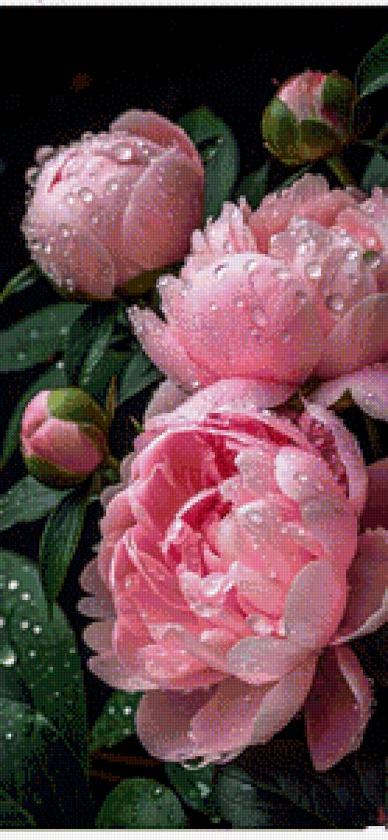 Пионы - предпросмотр