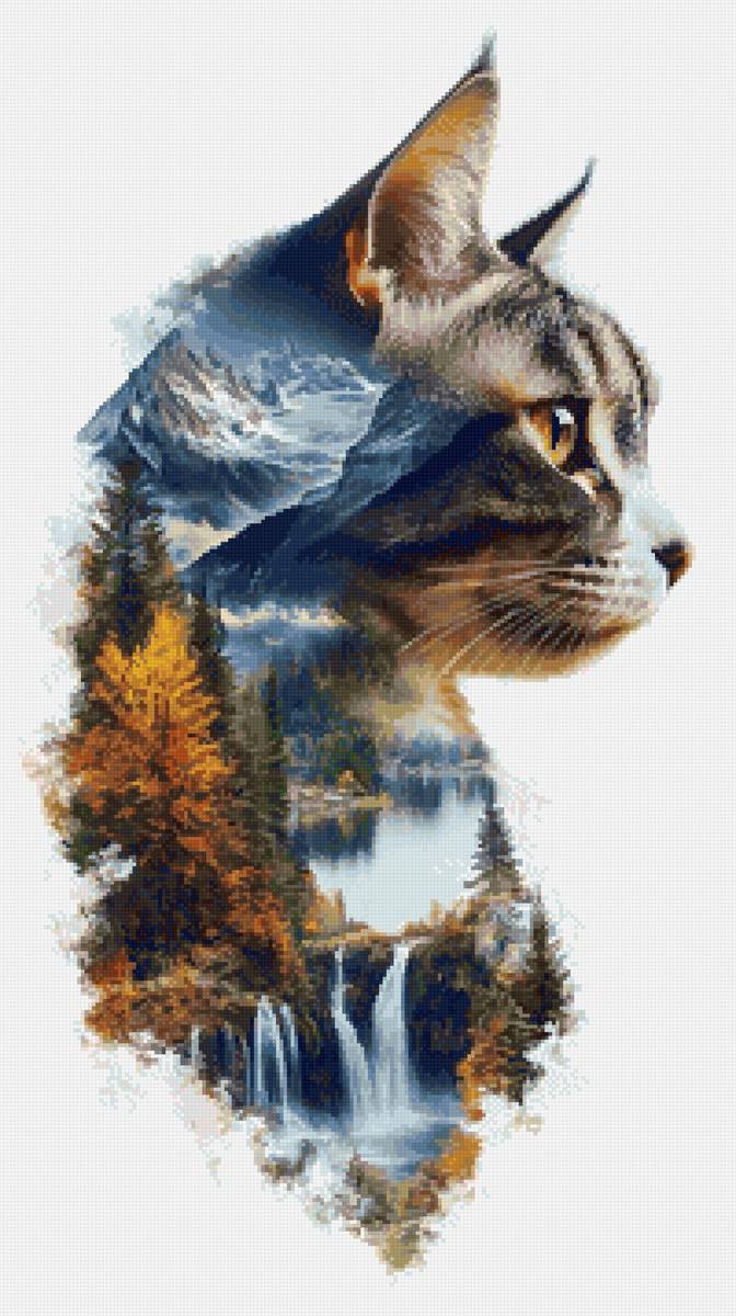 Мир и кот - кот, мир, вселенная - предпросмотр