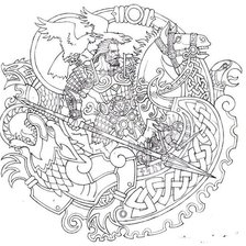 Схема вышивки «славяне»