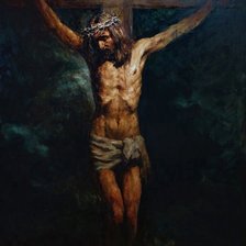 Схема вышивки «Иисус распятие»