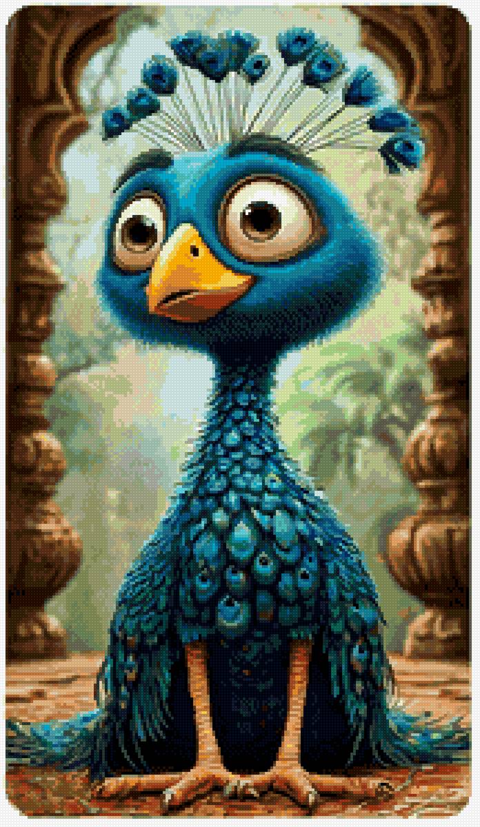 Павлин - птица, павлин - предпросмотр