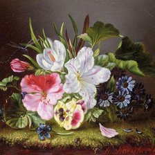 Схема вышивки «Цветы»