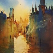 Схема вышивки «утро»