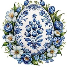 Схема вышивки «Яйцо 1»