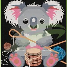 Схема вышивки «Koala bordando»