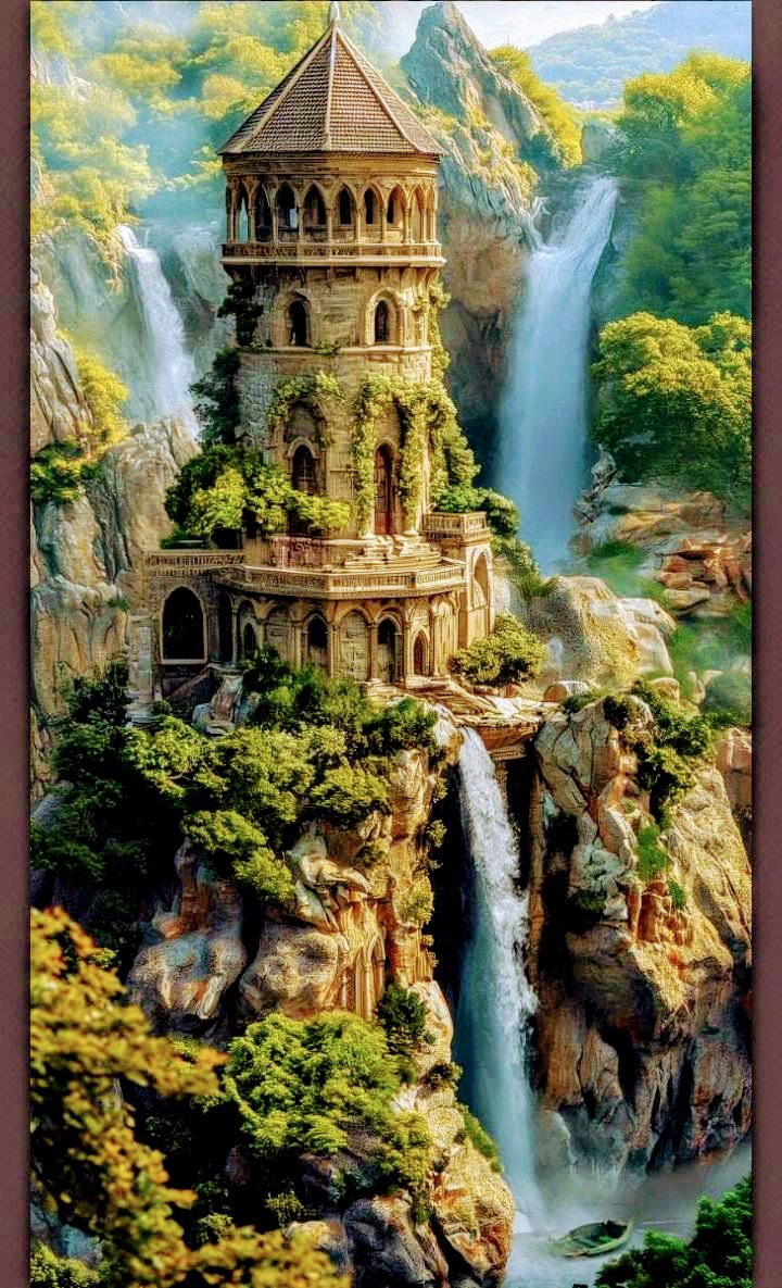 Горы - замок - оригинал