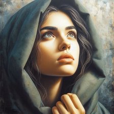 Схема вышивки «девушка»