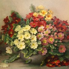 Схема вышивки «Цветы»