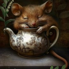 Схема вышивки «садовая  соня»