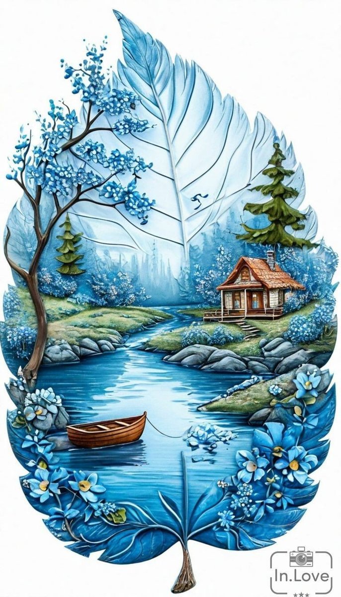 Природа на листе - пейзаж, природа - оригинал