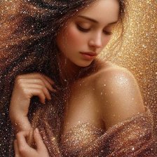 Схема вышивки «Девушка»