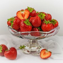 Схема вышивки «Клубника»